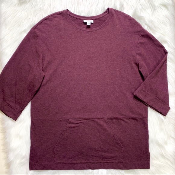 SOLD-Jill Oversize Kangaroo Pocket Tunic - Picture 2 of 6